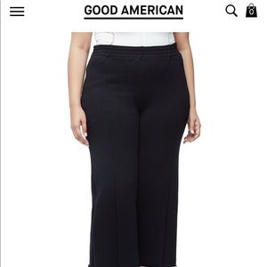 Good American Cropped Sweatpants